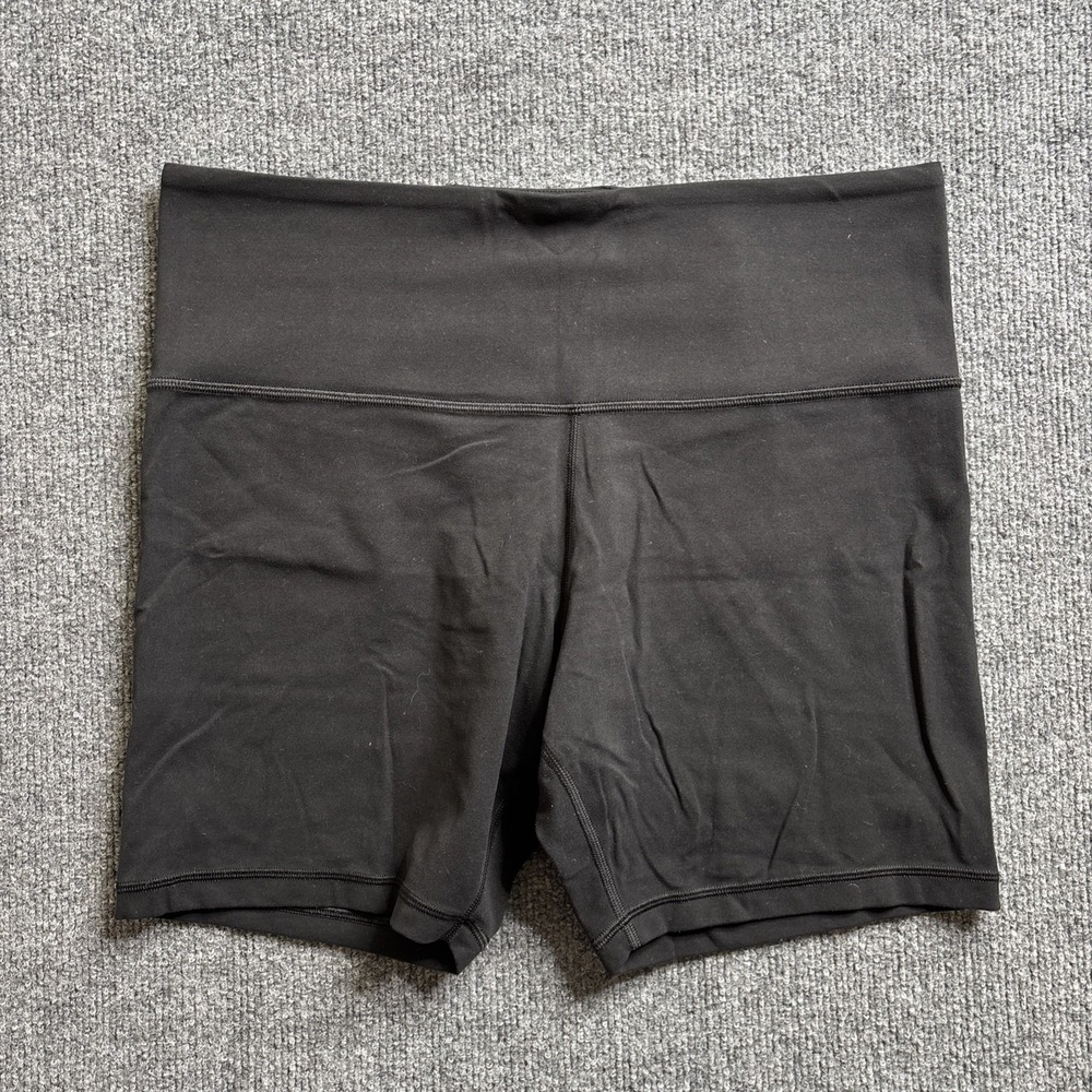 Athleta Ultra High Rise Elation 7" Short Black Biker Yoga Shorts Women's 1X